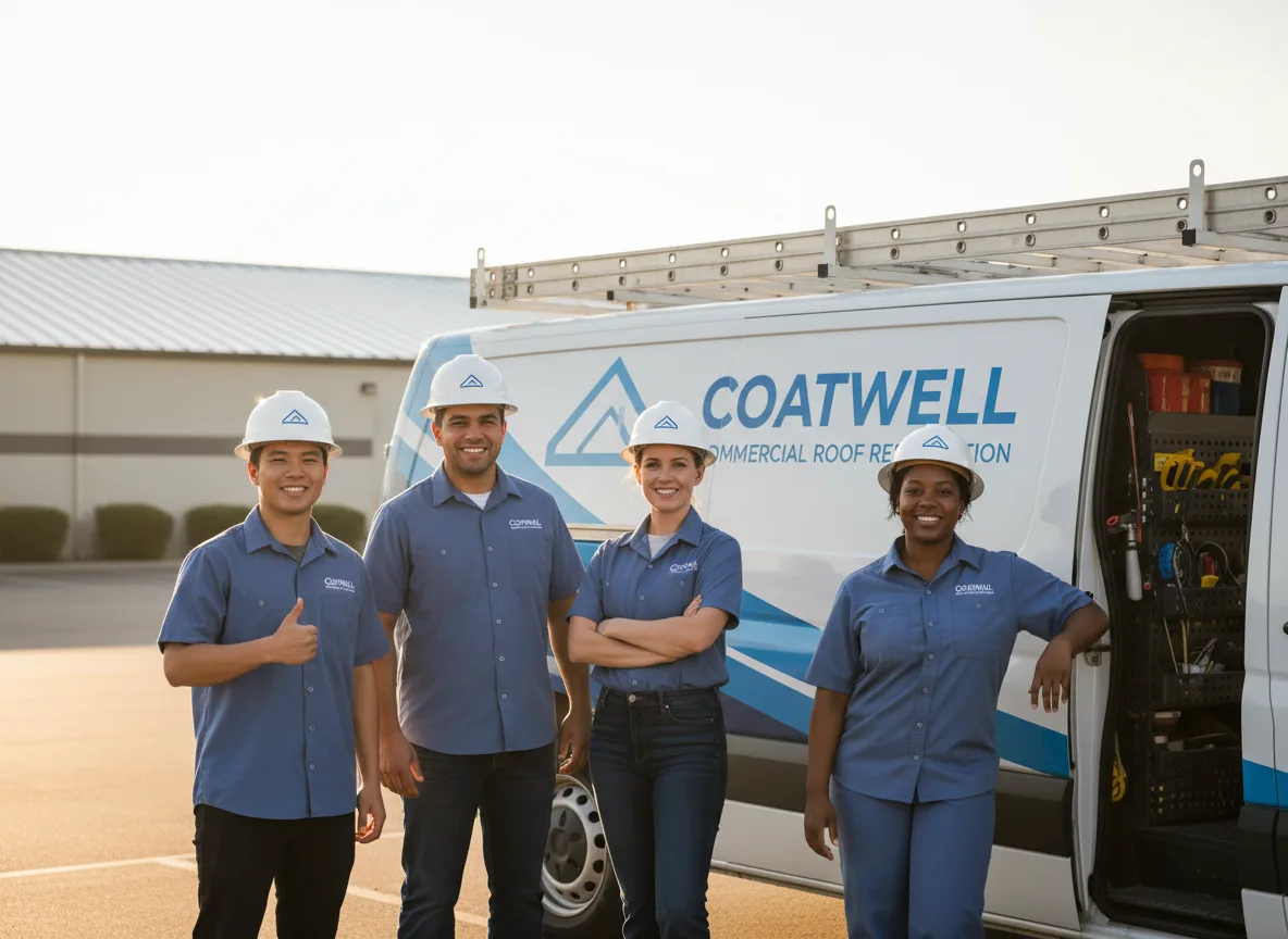 Commercial roof coating company in Economy, IN
